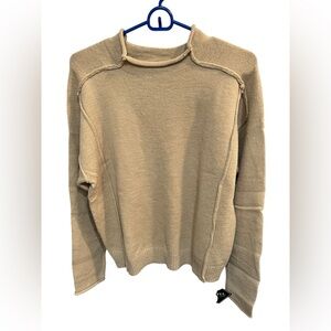 NWT Zaful Woman’s Beige Long Sleeve Sweater - Small